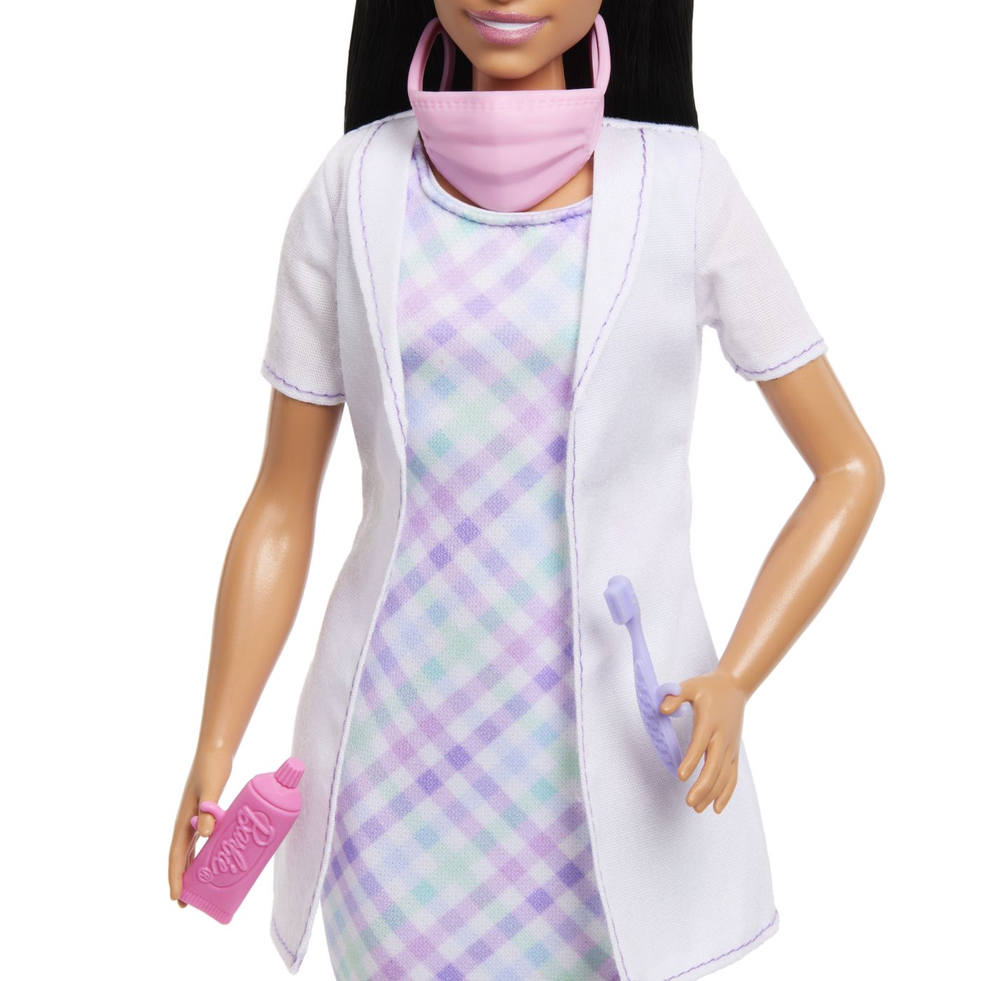 BARBIE SET DE JOACA PAPUSA BARBIE BRUNETA FACE CARIERA DENTIST SuperHeroes ToysZone