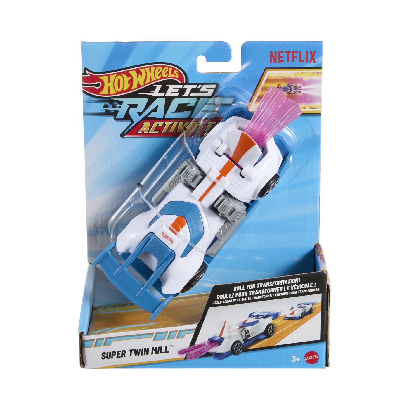 HOT WHEELS LETS RACE ACTIVATE MASINUTA SUPER TWIN MILL SCARA 1 LA 32 SuperHeroes ToysZone