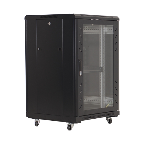 Rack podea 18U 19'' 600x600'negru - ASYTECH Networking ASY-18U-6060E SafetyGuard Surveillance