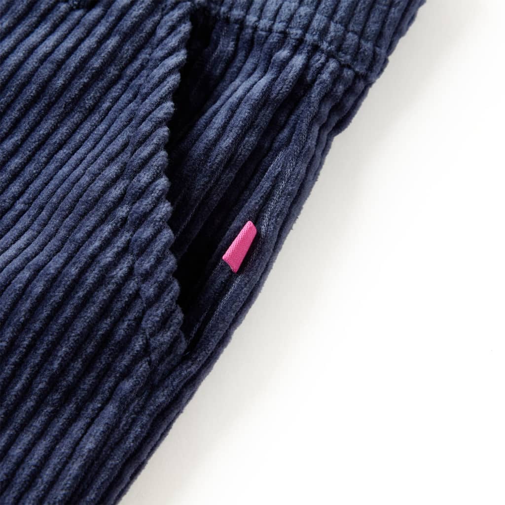 Pantaloni de copii din velur, bleumarin, 104 GartenMobel Dekor