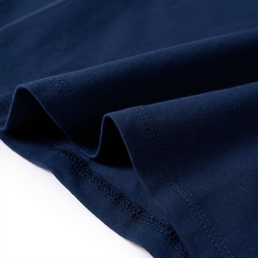 Tricou pentru copii cu mâneci lungi, bleumarin 116 GartenMobel Dekor