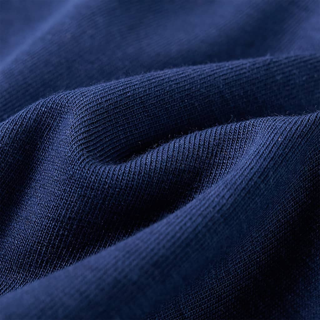 Tricou de copii cu mâneci lungi, bleumarin, 128 GartenMobel Dekor