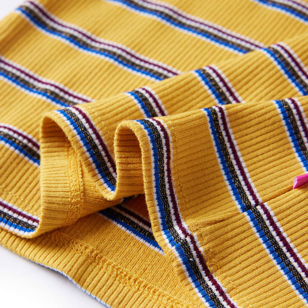 Tricou pentru copii cu mâneci lungi, ocru, 140 GartenMobel Dekor