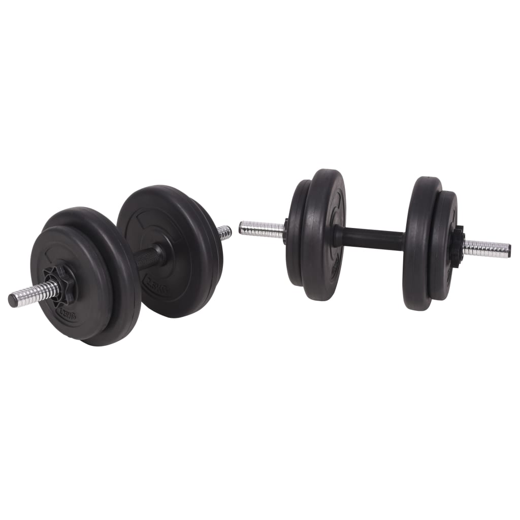 Bancă fitness cu rastel greutăți, set haltere/gantere, 120 kg GartenMobel Dekor