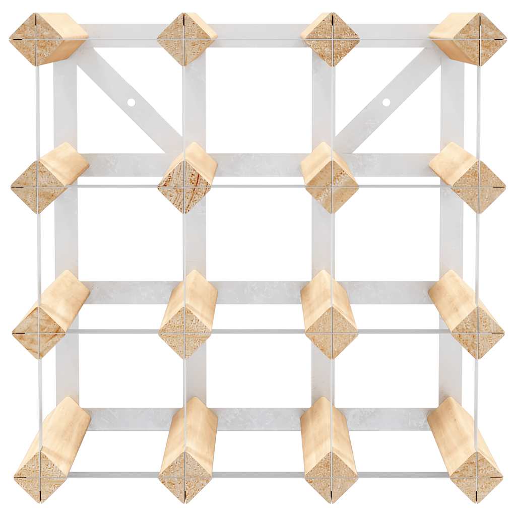 Suport sticle de vin pentru 12 sticle, lemn masiv de pin GartenMobel Dekor