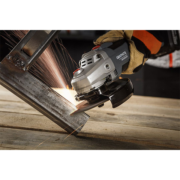 Polizor unghiular disc 125 mm compatibil cu acumulator Energy+ 0-9200/min GRAPHITE 58GE142 HardWork ToolsRange