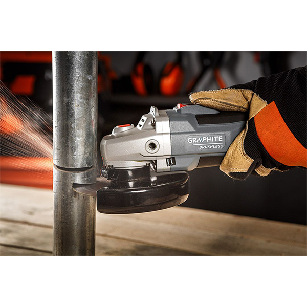 Polizor unghiular disc 125 mm compatibil cu acumulator Energy+ 0-9200/min GRAPHITE 58GE142 HardWork ToolsRange