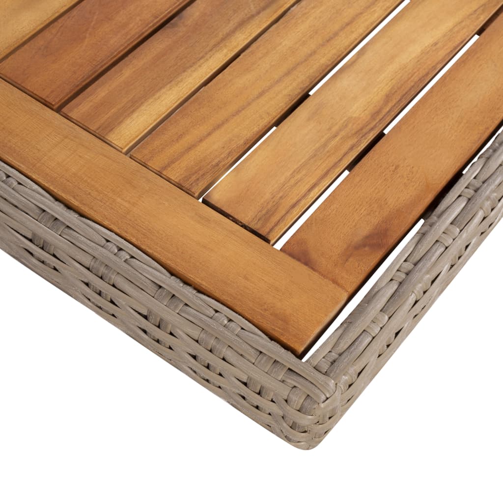 Set mobilier de exterior cu perne, 7 piese, poliratan GartenMobel Dekor