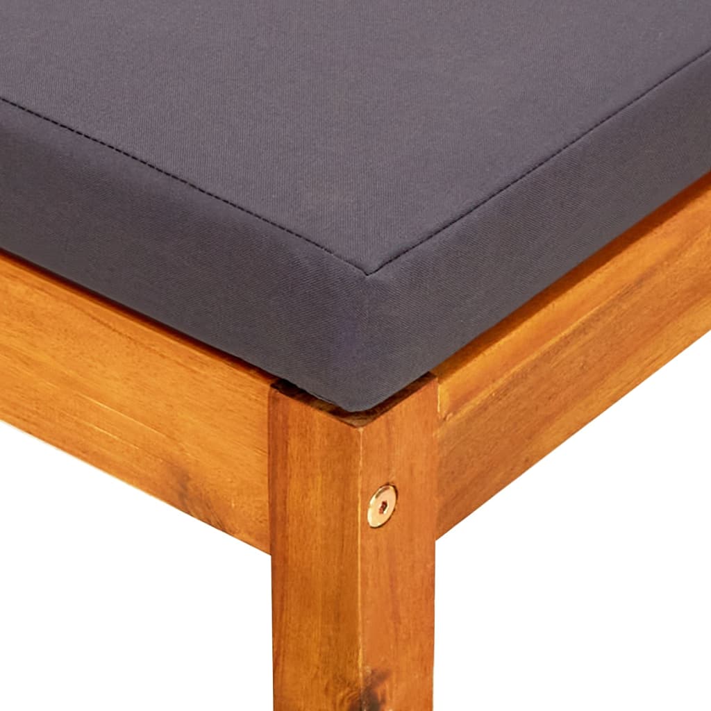 Bancă de grădină cu masă şi taburete, lemn masiv de acacia GartenMobel Dekor