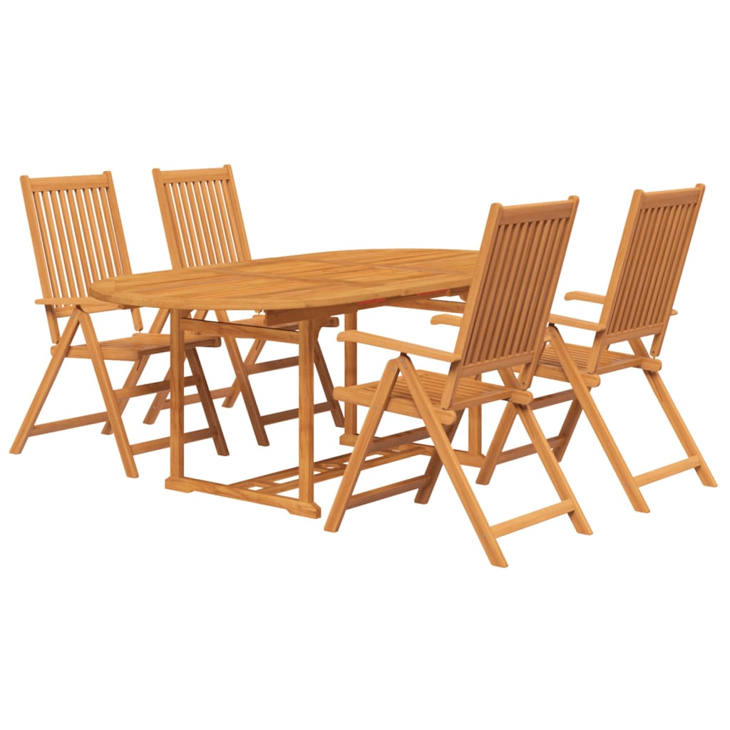 Set mobilier de grădină, 5 piese, lemn masiv de acacia, 150-200 cm GartenMobel Dekor
