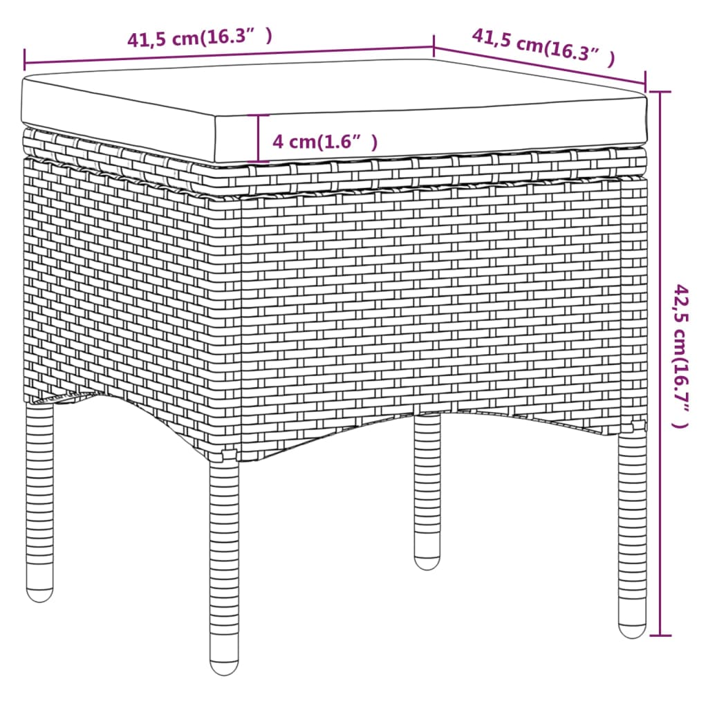 Set mobilier grădină, 5 piese, gri, poliratan/sticlă tratată GartenMobel Dekor
