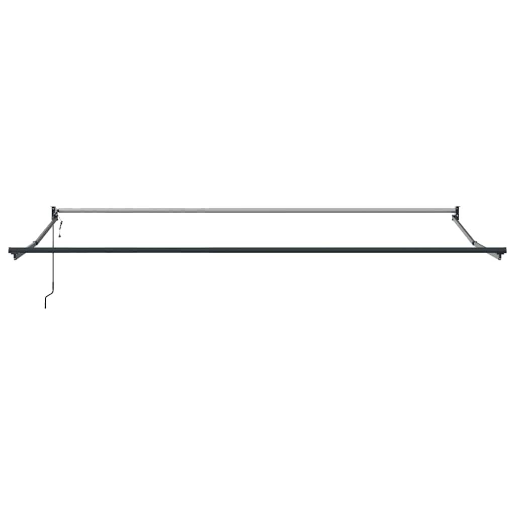 Copertină retractabilă antracit/alb, 4,5x3 m, textil/aluminiu GartenMobel Dekor