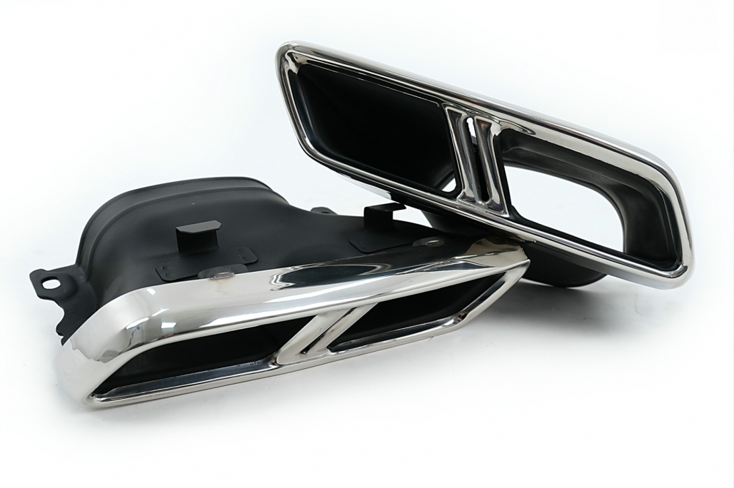 Ornamente tobe sistemul de evacuare Mercedes C-Class W205 S205 C205 A205 E-Class W213 S-Class W222 GLE C292 GLE W166 GLC W253 X253 C253 C217 (2014-up) Performance AutoTuning