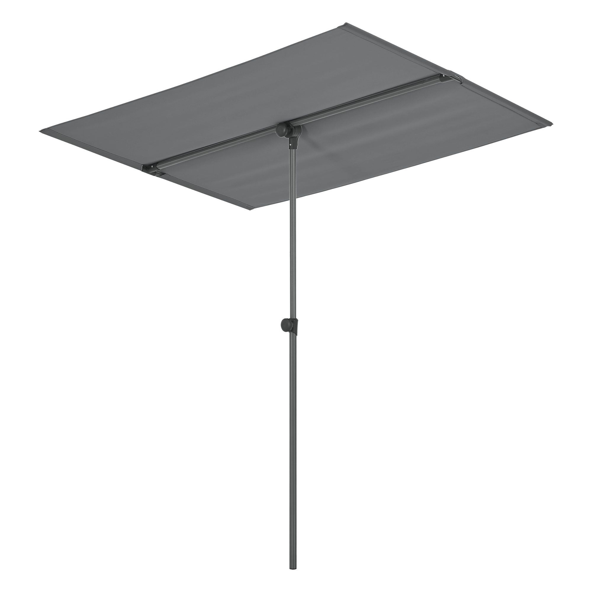 Umbrelă balcon și terasă Carsoli 180x130 cm gri, rotire 360°