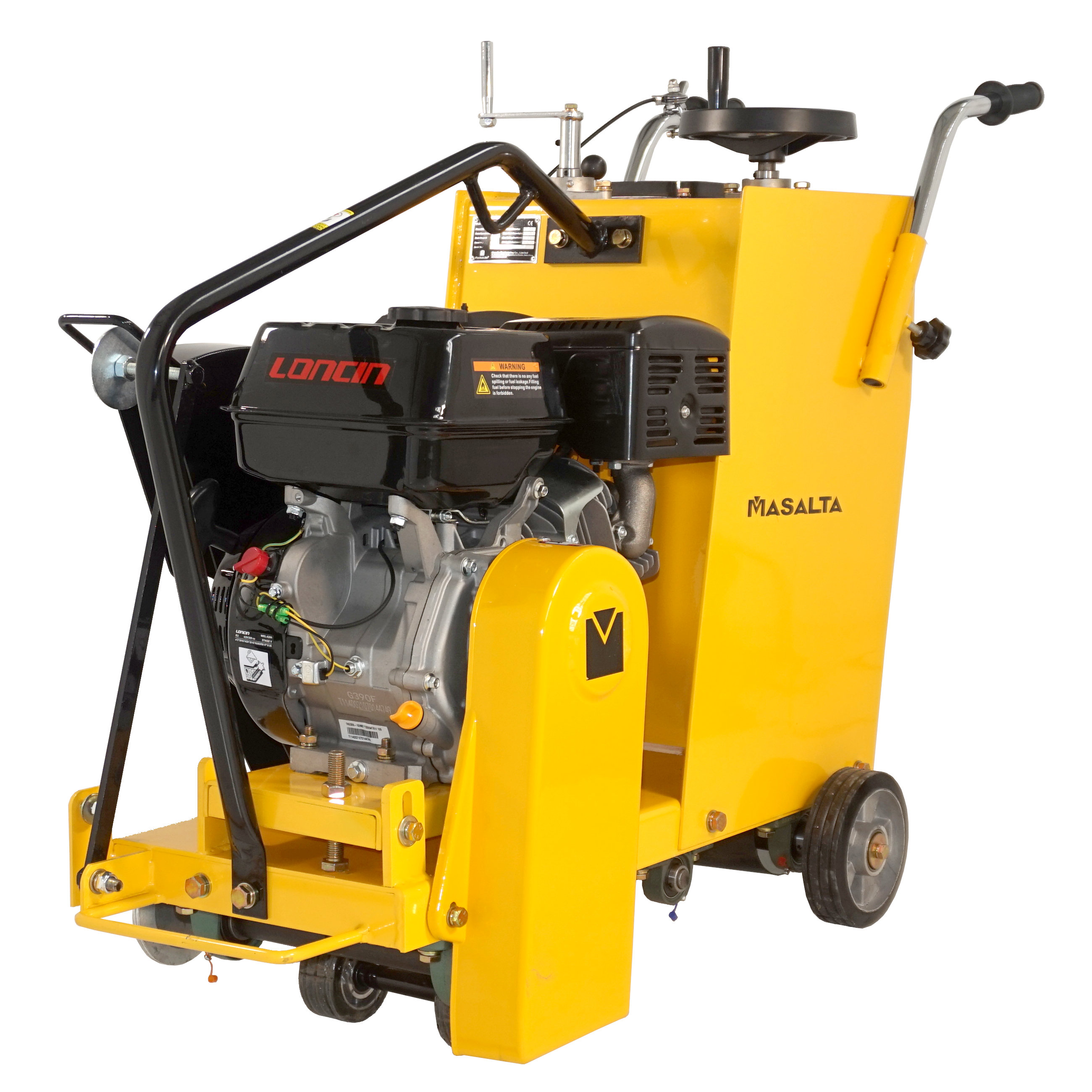 Taietor beton si asfalt Masalta MF20-2, 500 mm, motor Loncin G390F pe benzina