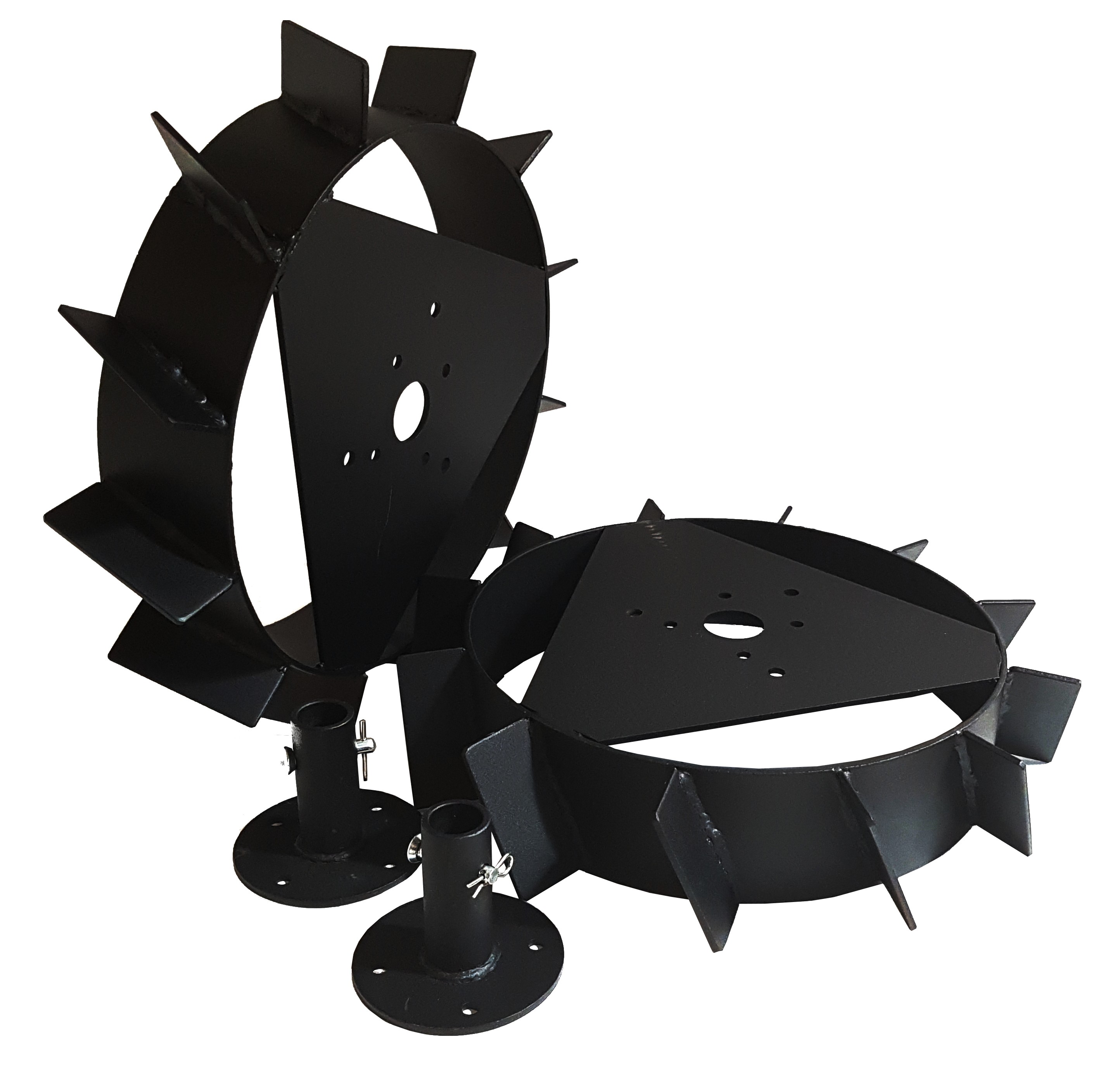 Set roti de otel 500 mm pentru motosapa Texas Vision 700