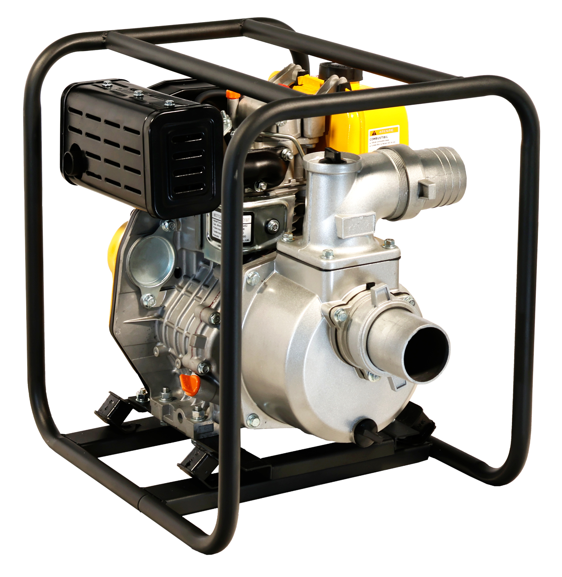 Motopompa diesel ProGARDEN PD30 3”/75 mm pentru apa curata, 30 m³/h