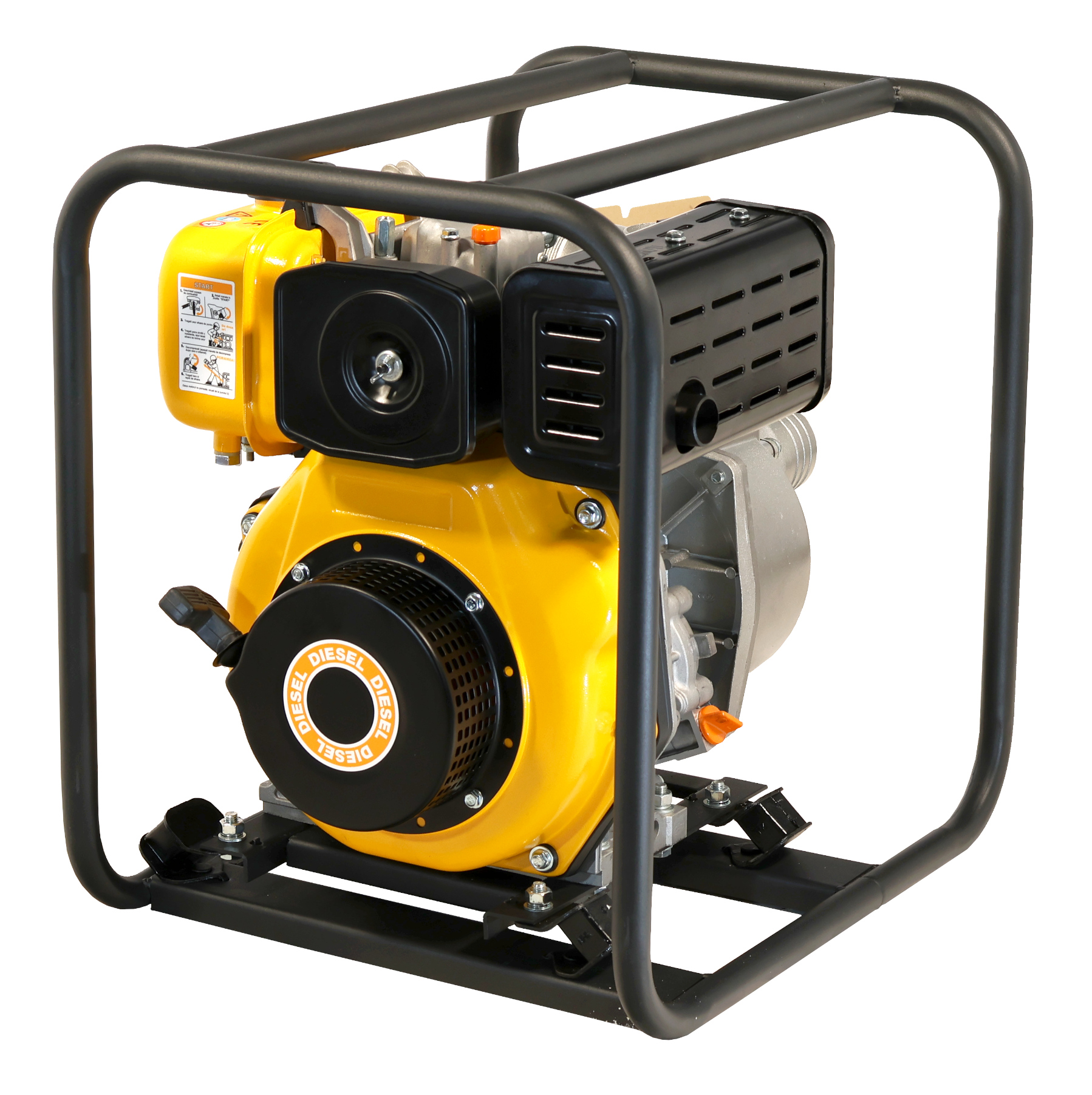 Motopompa diesel ProGARDEN PD30 3”/75 mm pentru apa curata, 30 m³/h