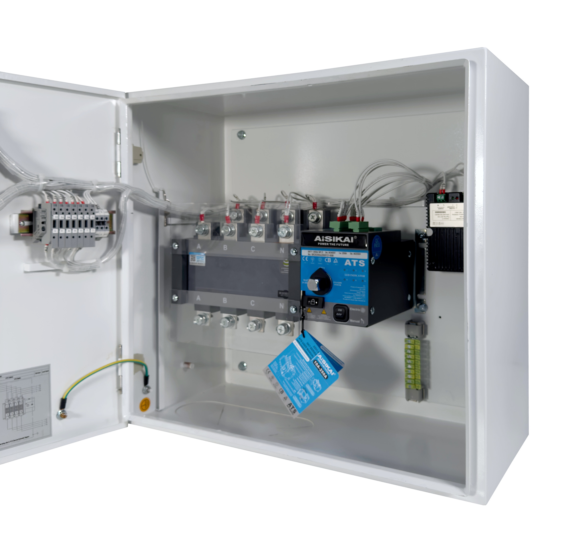 Automatizare trifazată Stager YA40250F24 250A, 24Vcc, cu AMF