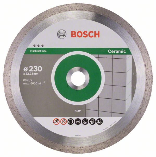 Disc diamantat Bosch Best for Ceramic 230x22,23 mm pentru placi ceramice