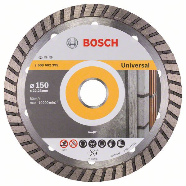 Disc diamantat Bosch Standard for Universal Turbo 150 x 22,23 mm