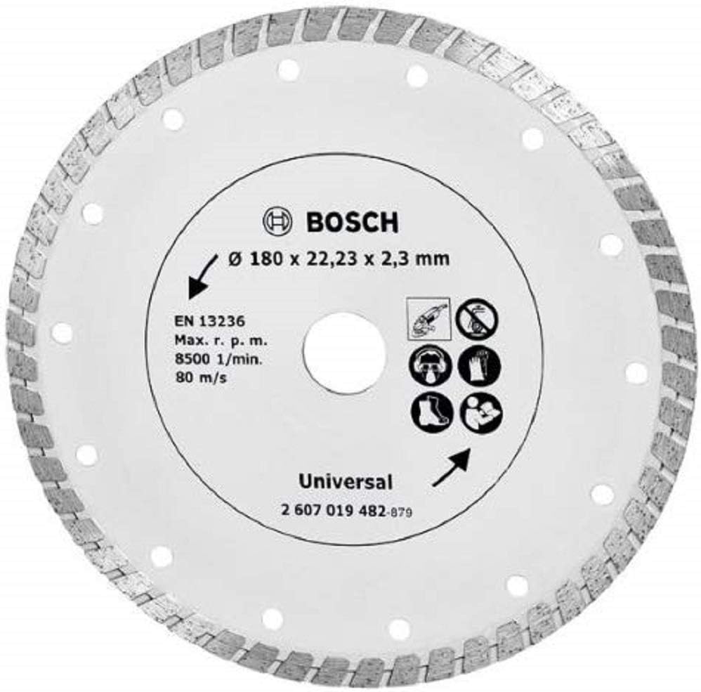 Disc diamantat turbo Bosch 180 mm pentru beton, cărămidă și piatră