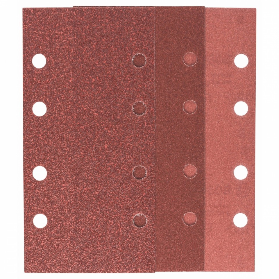 Foaie abraziva Bosch 93x185 mm, granulatie 240, cu 8 perforatii