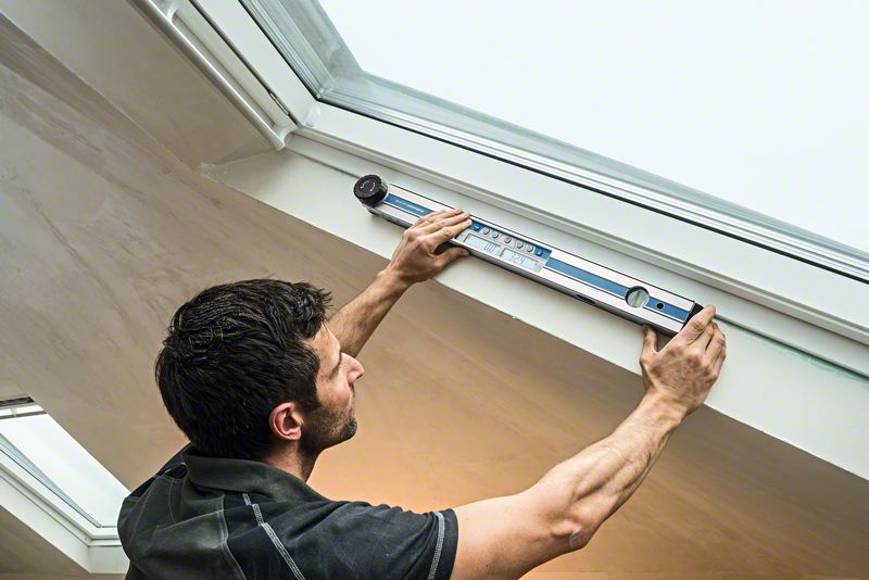 Goniometru digital Bosch GAM 270 MFL cu clinometru laser, 0-270°, precizie 0,1°