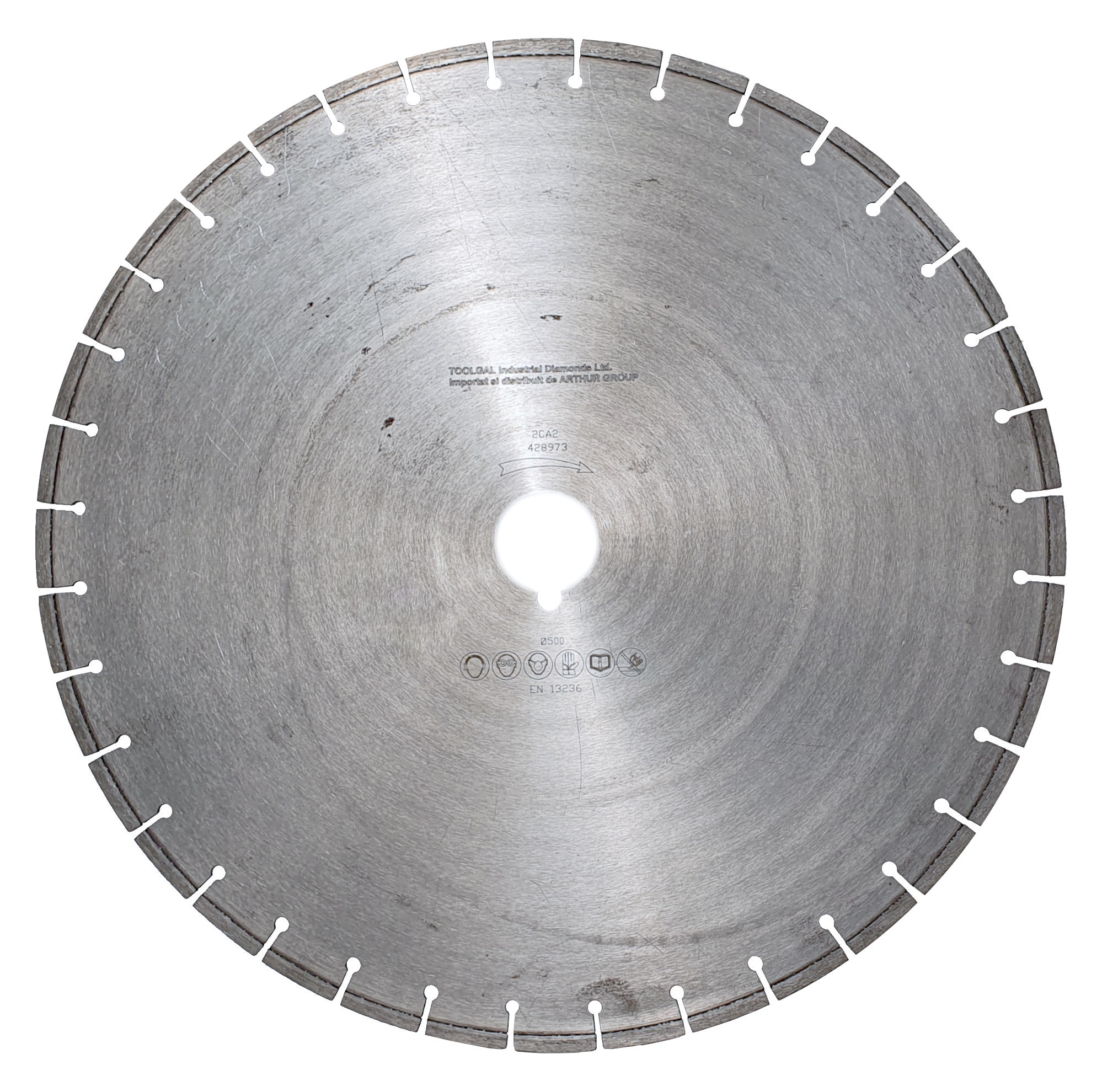 Disc diamantat pentru tăiere beton 500x50 mm Z36, segmentat