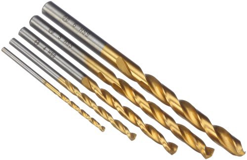 Set 5 burghie pentru metal Bosch HSS-TiN DIN 338, 2-6 mm