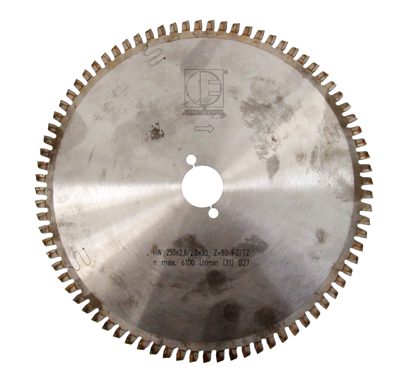 Pânză circulară HW 250x2,8/2,0x30 mm, 80 dinți pentru tăieri fine