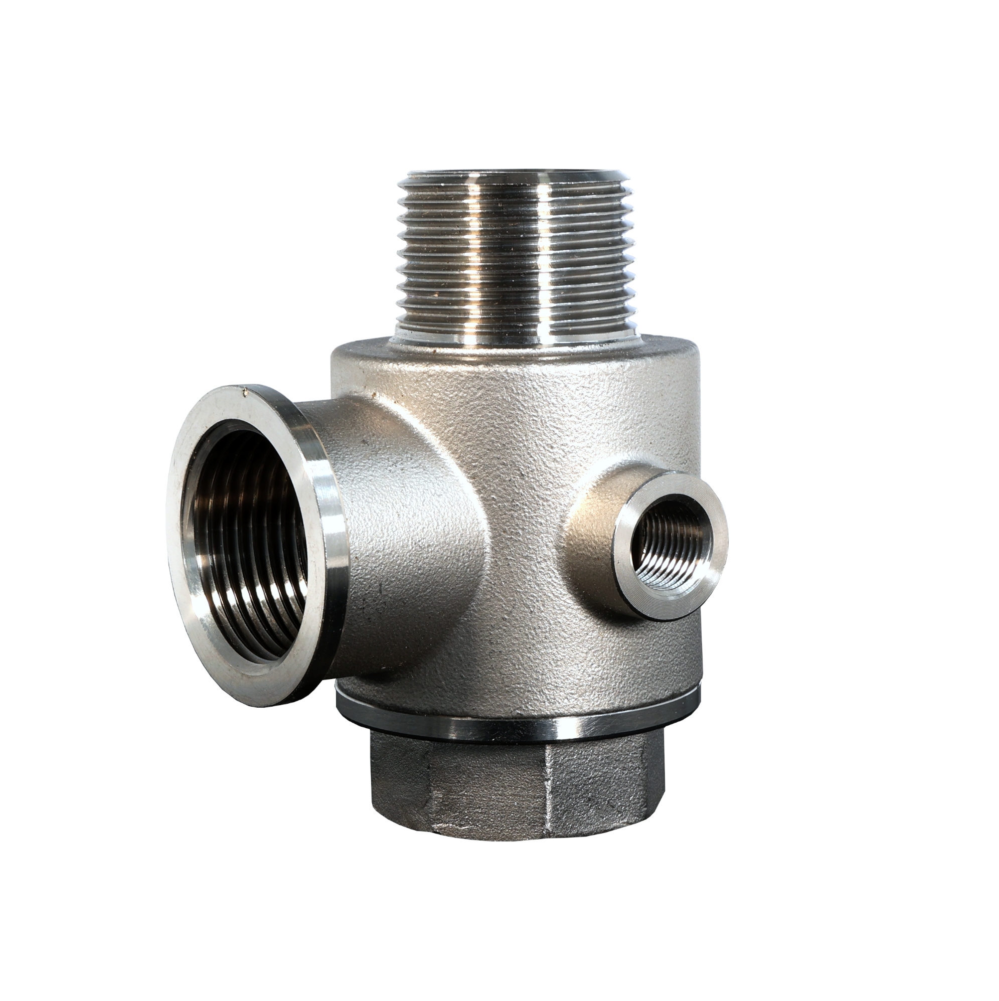 Racord hidrofor ProGarden 5 cai cu supapa de sens, inox, 1 inch