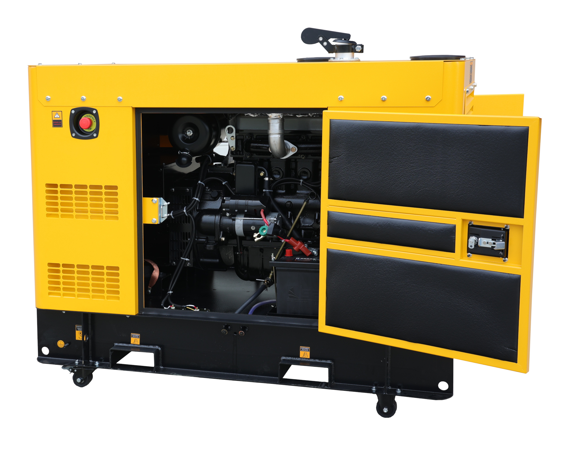 Generator diesel trifazat insonorizat Stager YDY18S3-E, 18 kVA, 1500 rpm