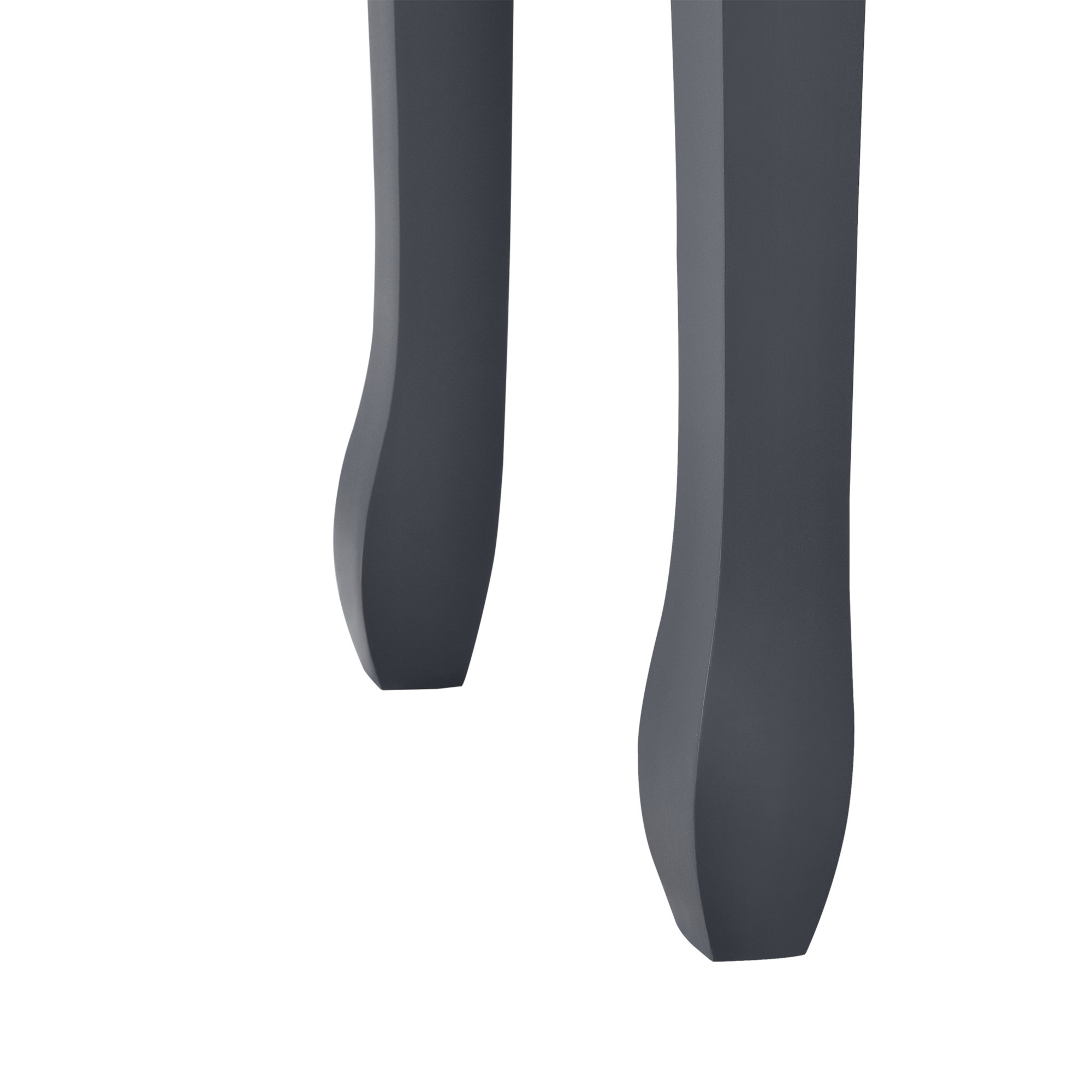 Masă consolă gri închis cu 3 sertare, stil clasic, 100x35x78 cm