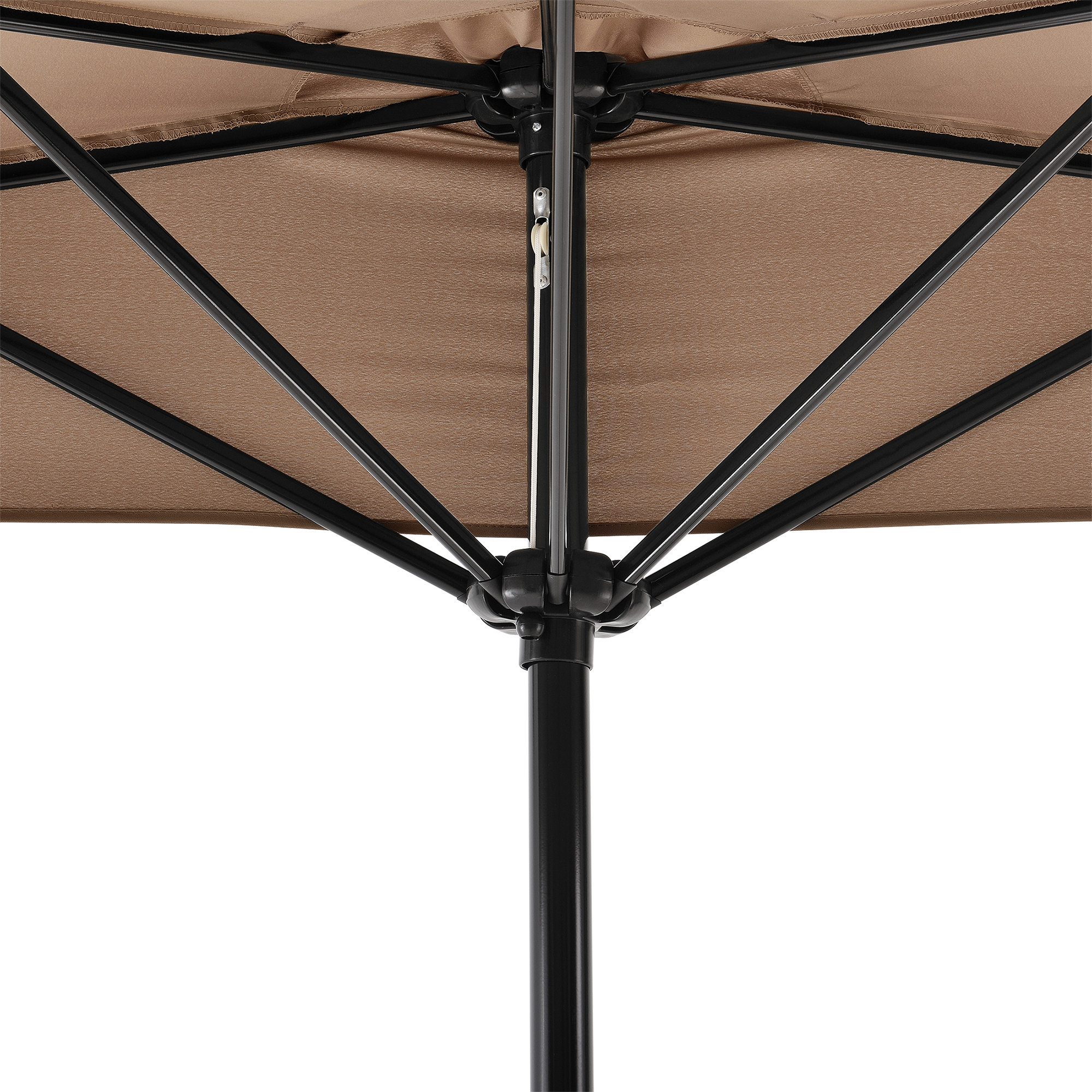 Umbrelă semirotundă pentru balcon și terasă 300 cm, bej, casa.pro