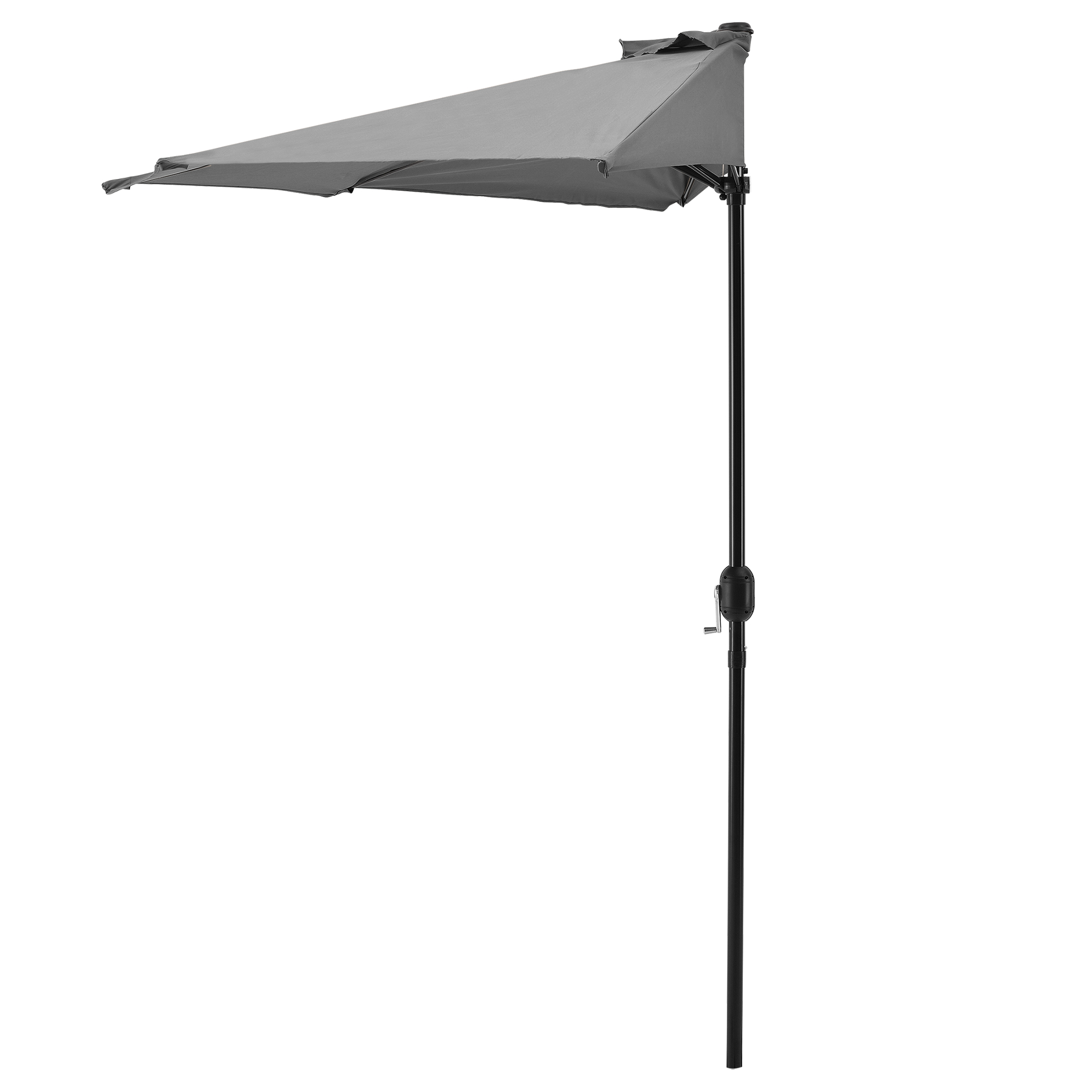 Umbrelă semirotundă pentru balcon Eger 300 cm, gri, UV20