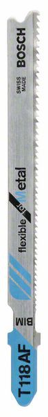 Set 5 pânze Bosch T 118 AF pentru ferăstrău vertical, metal, 92 mm