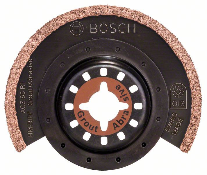 Panza segmentata Bosch RIFF cu carburi metalice 65 mm pentru rosturi