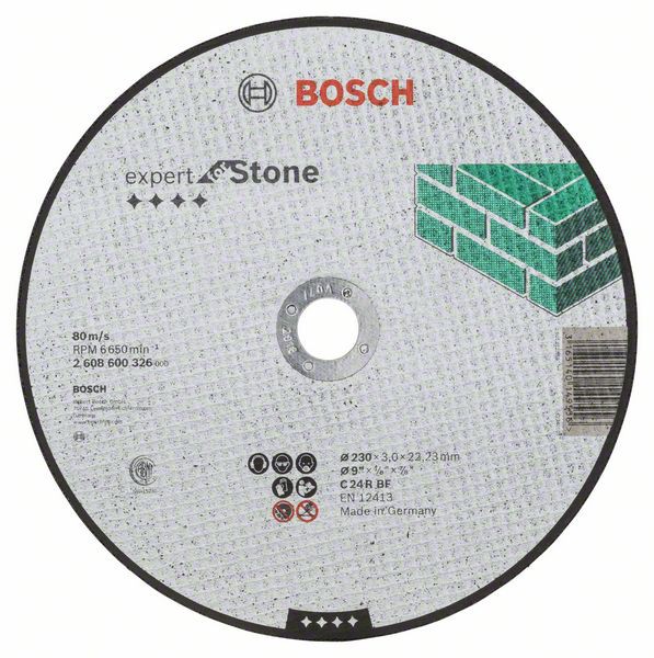 Disc de tăiere pentru piatră Bosch Expert for Stone 230 x 3,0 mm