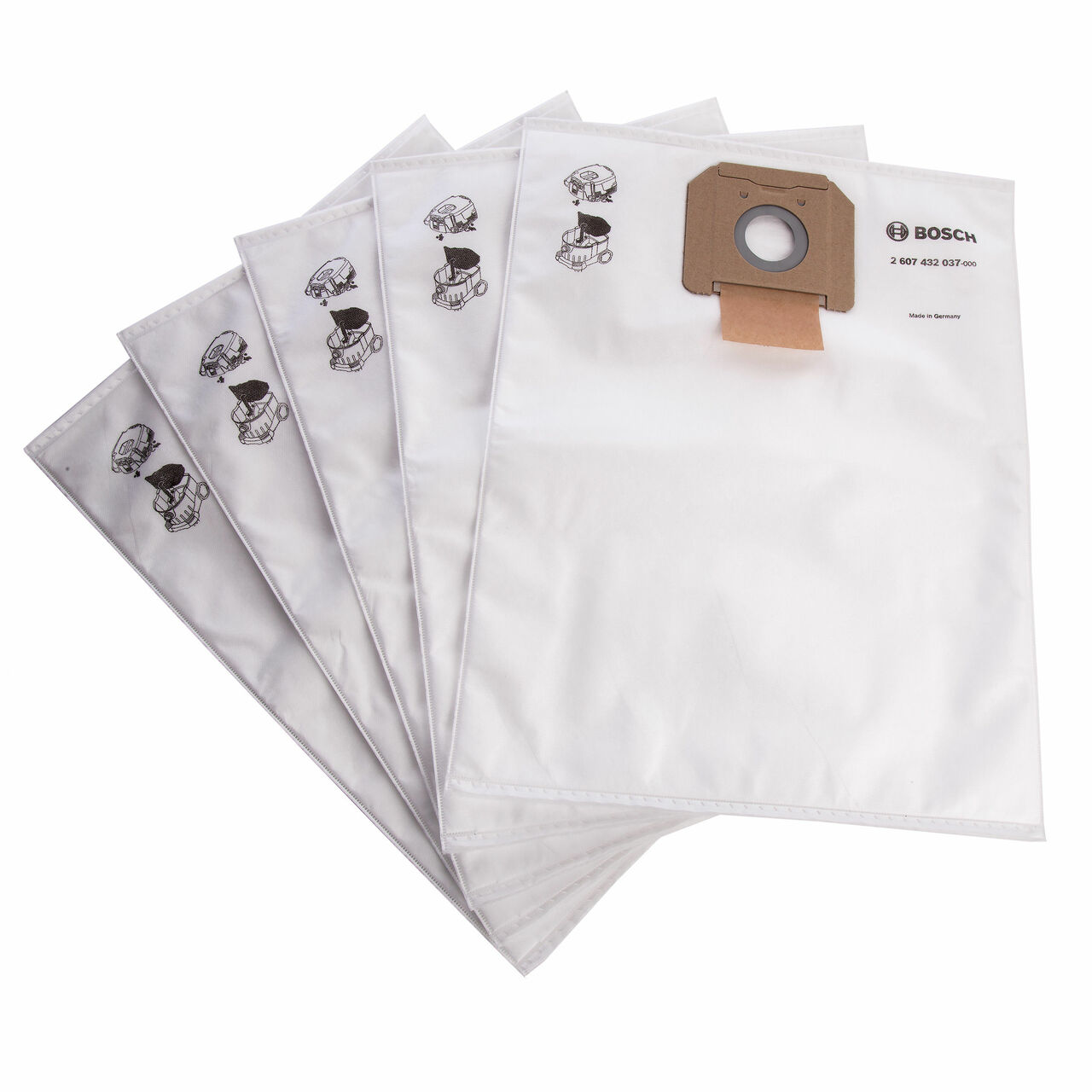 Set 5 saci filtranti Bosch umed-uscat pentru aspiratoare GAS 35