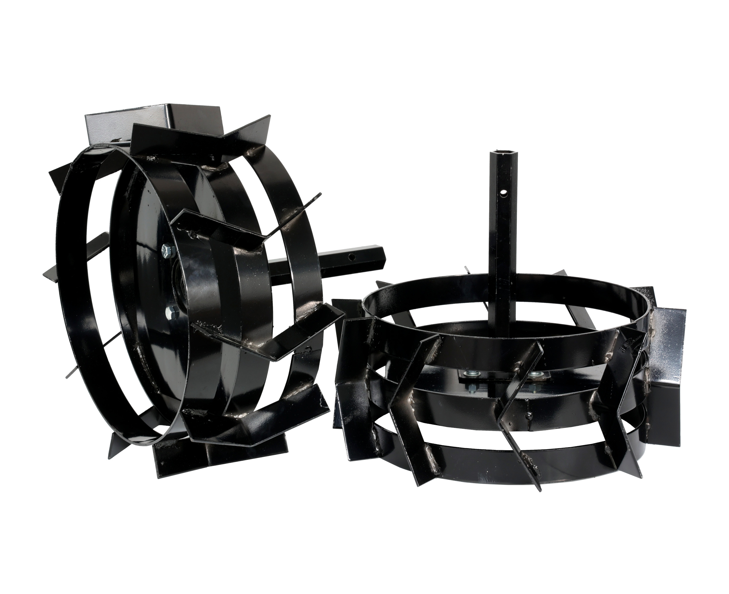 Set roti metalice ProGARDEN 440x180 cu manicot cu flanse, hex 23 mm