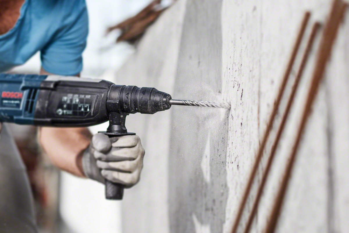 Burghiu Bosch SDS Plus-5X pentru beton armat, 24x400x450 mm