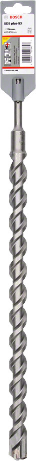 Burghiu Bosch SDS Plus-5X pentru beton armat, 24x400x450 mm