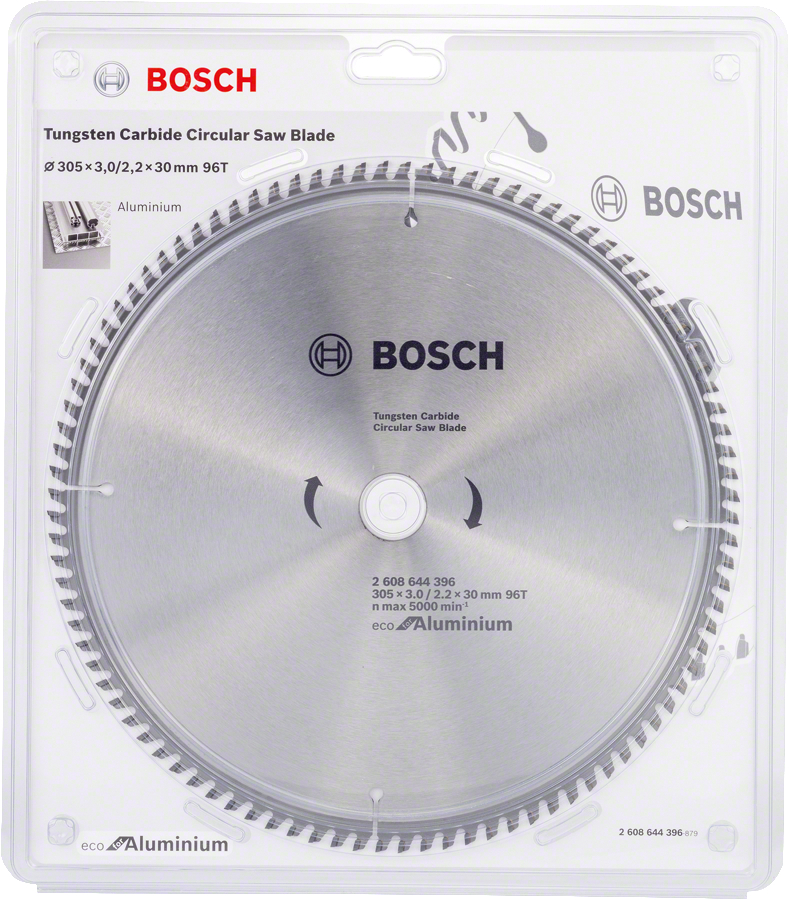 Pânză ferăstrău circular Bosch Eco for Aluminium 305x30x3 mm, 96 dinți
