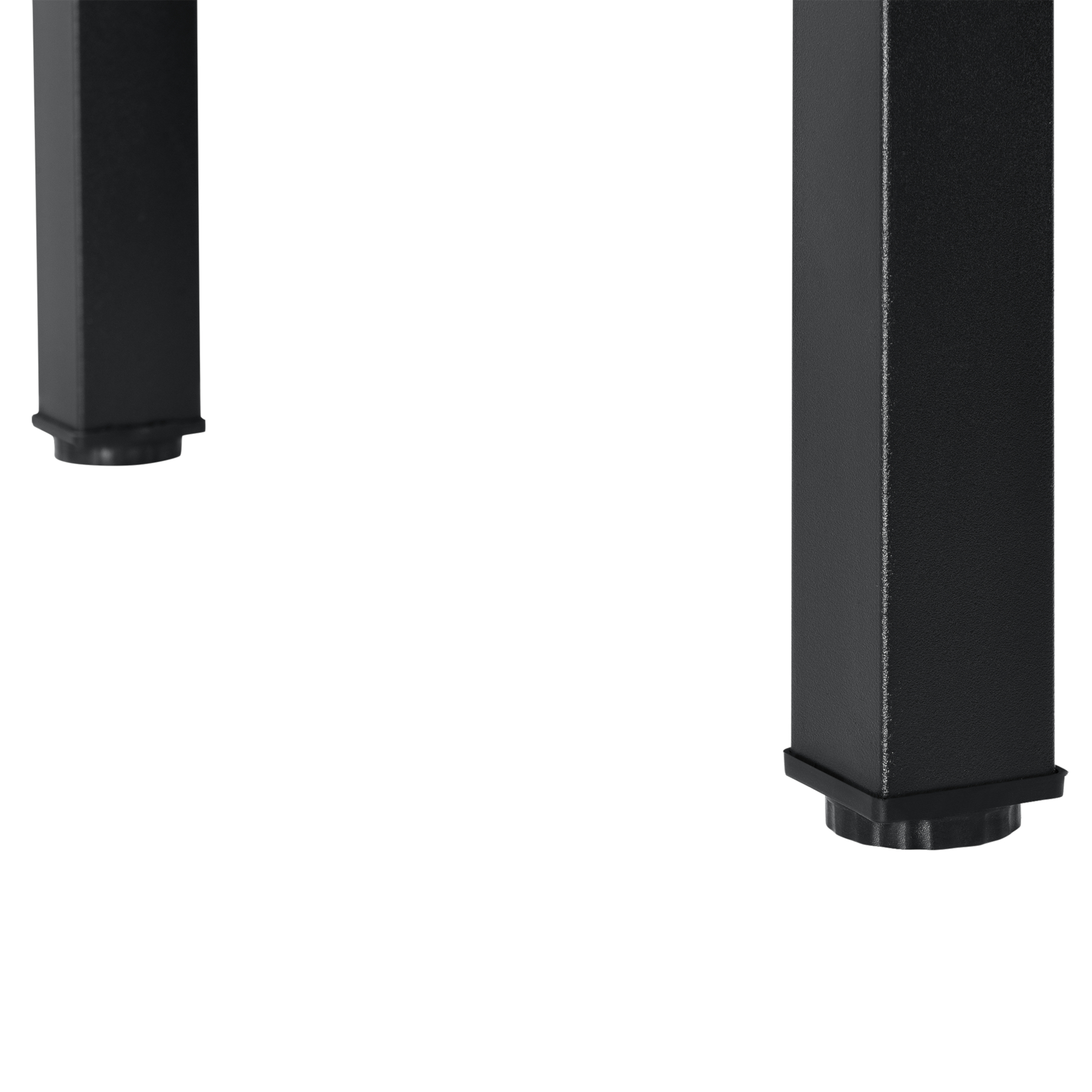 Masă de dining Den Haag 120x60 cm cu blat aspect nuc și picioare din oțel