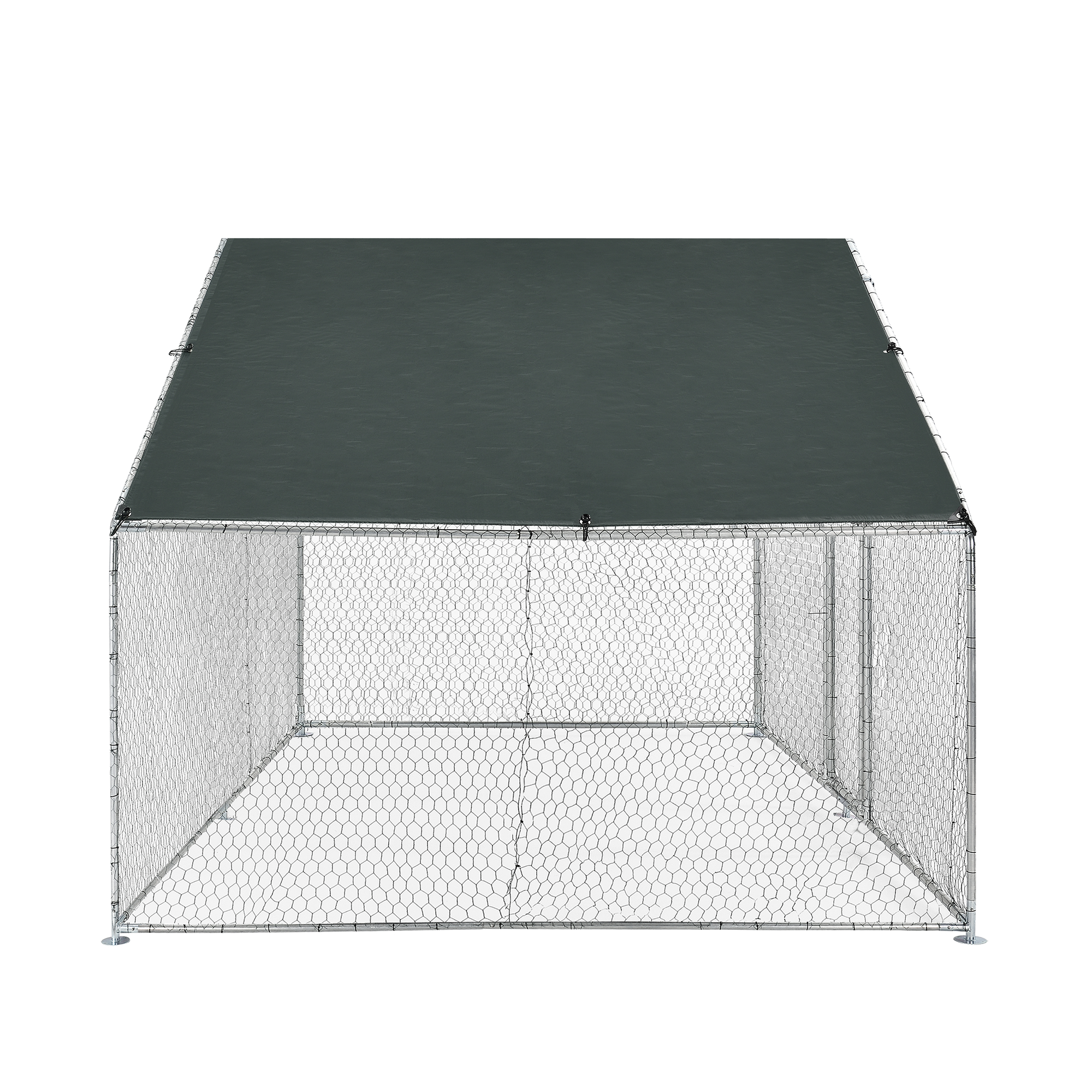Țarc exterior pentru păsări și animale mici 3x2x2 m cu acoperiș