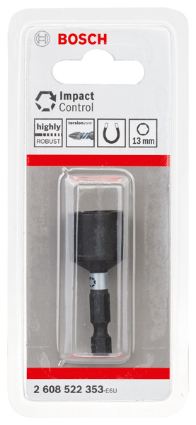 Cheie tubulară Bosch Impact Control 13x50 mm pentru mașini cu impact