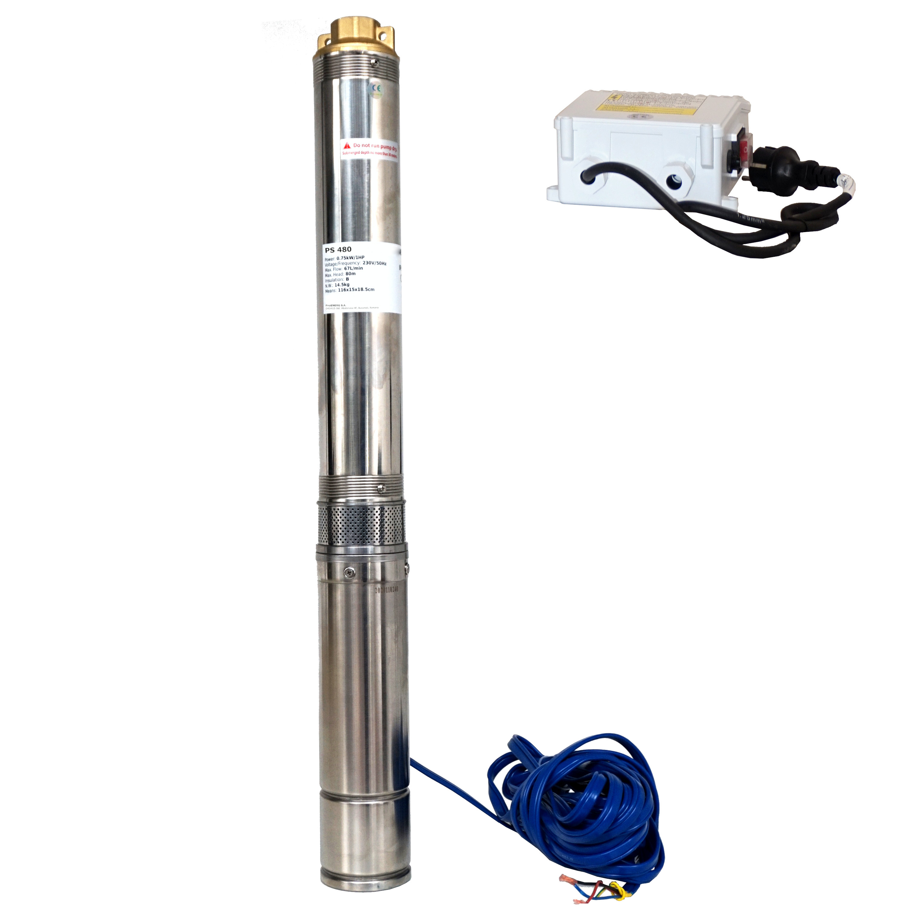 Sistem hidrofor cu inverter ProGarden Aquamatic Vario480PRO, 4 m³/h, 80 m, 10 etaje