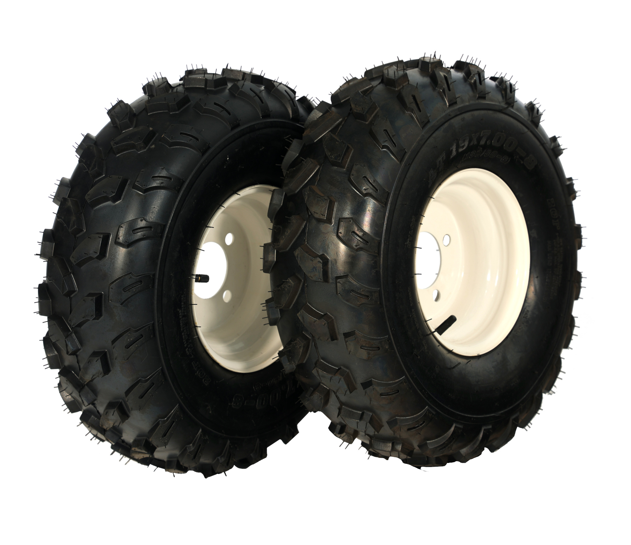Set 2 roti tip ATV ProGarden 19x7.00-8 pentru remorca Alpine RM500T