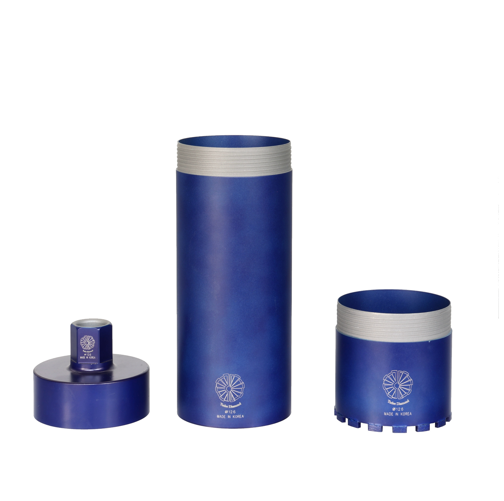 Set carotă diamantată modulară Tudee SCD126, 126 mm, 1-1/4UNC